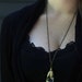 Crystal Chandelier Drop Pendant Clear Faceted Gold Necklace Romantic Heirloom Keepsake Gift Box
