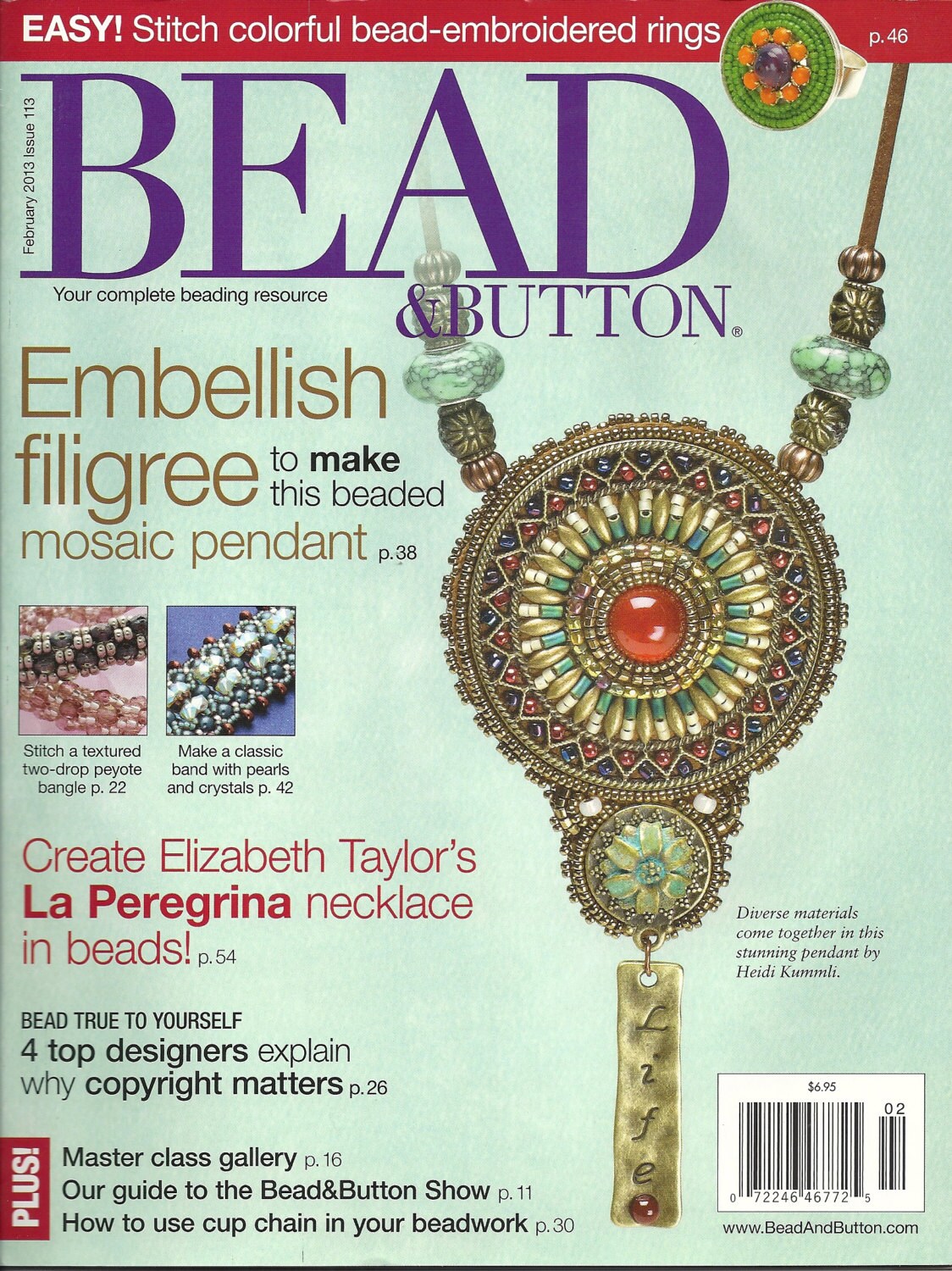 Bead & Button Magazine February 2013 Issue
