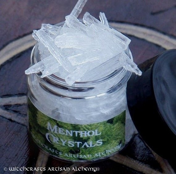 MENTHOL CRYSTALS Pure All Natural Soothing by ArtisanWitchcrafts
