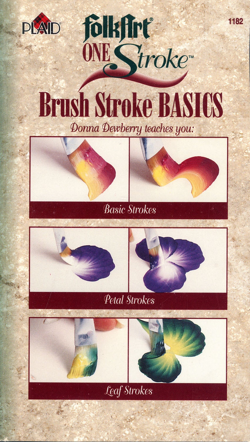 Donna Dewberry VHS Painting How To Paint One Stroke Brush