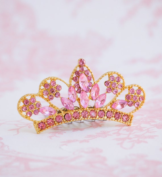 FLOWER GIRL GOLD TIARA flower girl gold tiara: