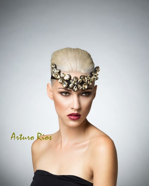 gold jeweled headpiece