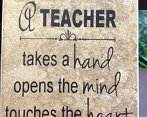 Popular items for teacher takes a hand on Etsy