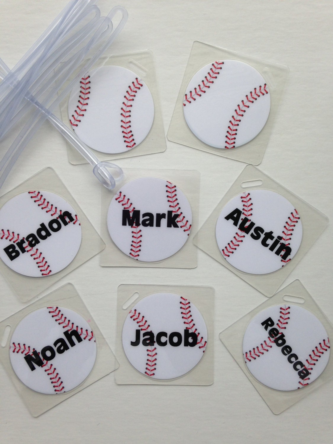 Baseball Bag Tags Baseball Mom Gifts Baseball Baby by Toddletags