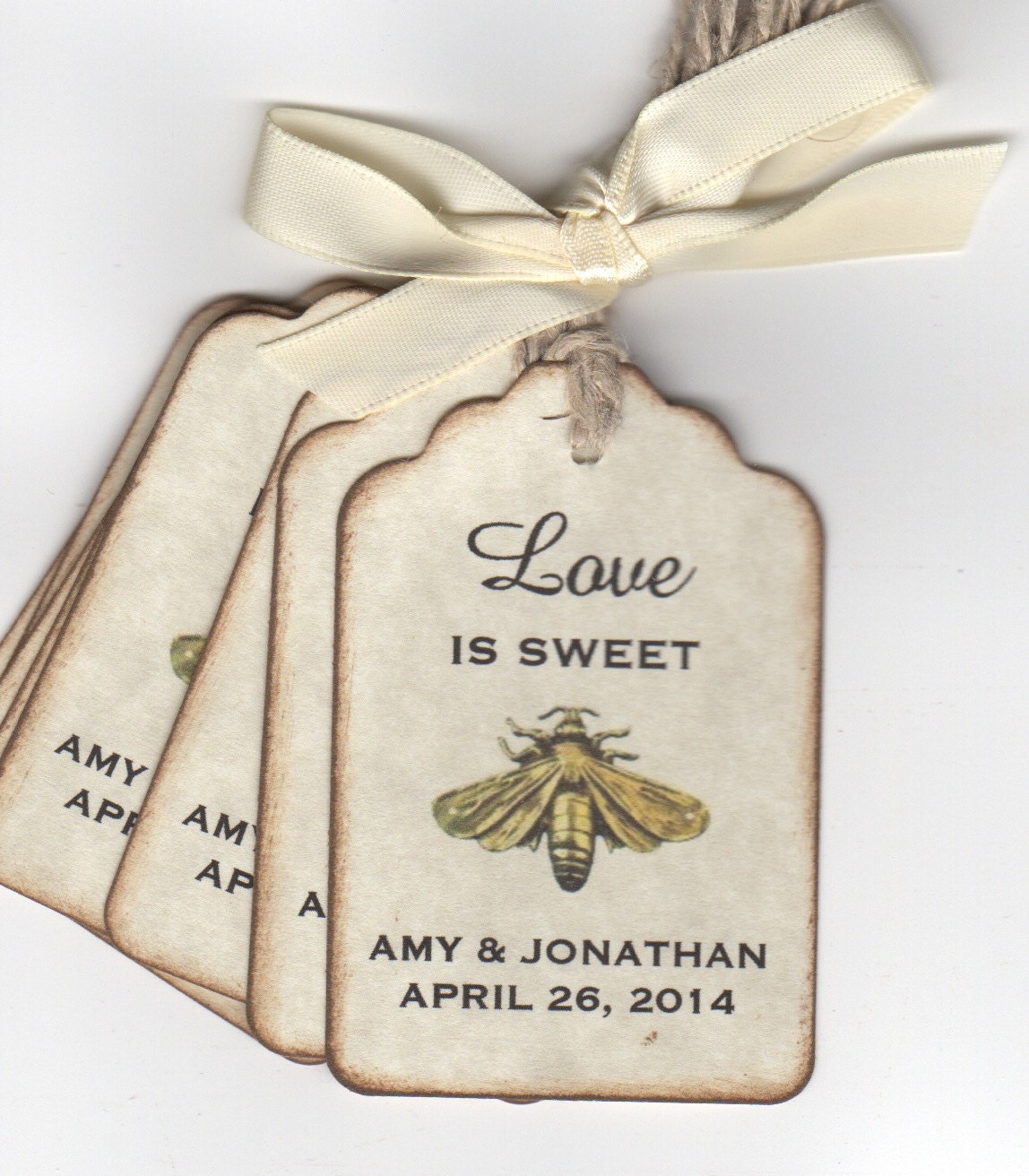 Vintage Wedding Favor Tags 7