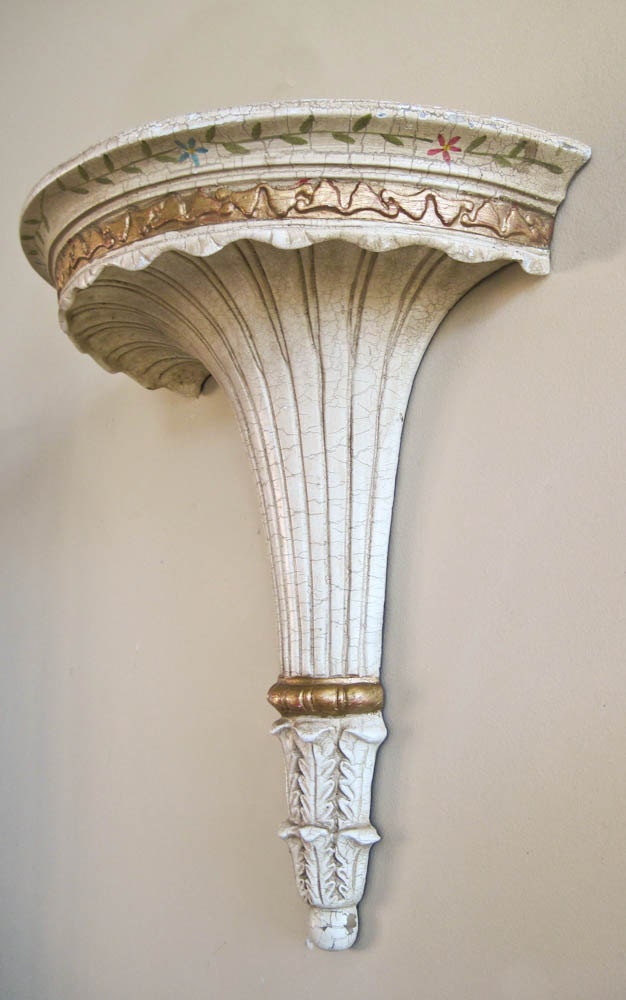 Wall Sconce / Plate Shelf / Display Shelf / Large Mid Century