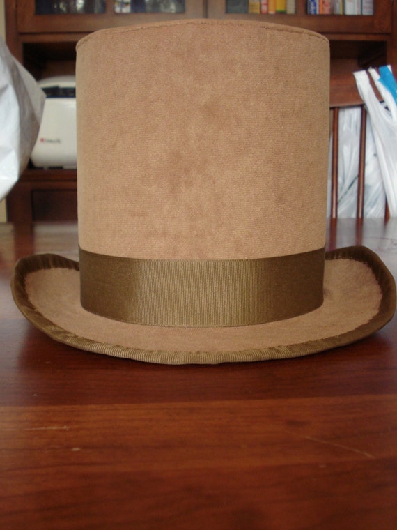 Willy Wonka brown top hat Halloween costume child size 4/5