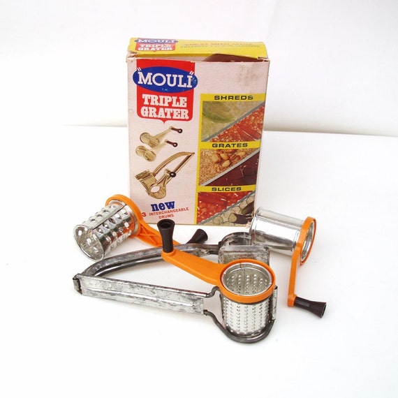 Vintage Mouli Grater Made in USA Rotary Grater Hand by WhimzyThyme