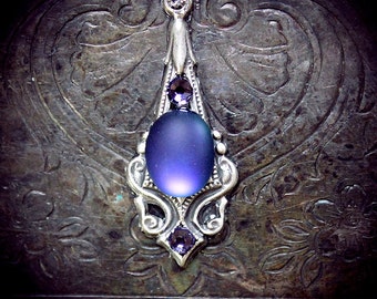 Circe Bindi teal green gem silver fantasy jewelry skin