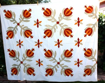 SummerSALE ******PRAIRIE ROSE Quilt Top