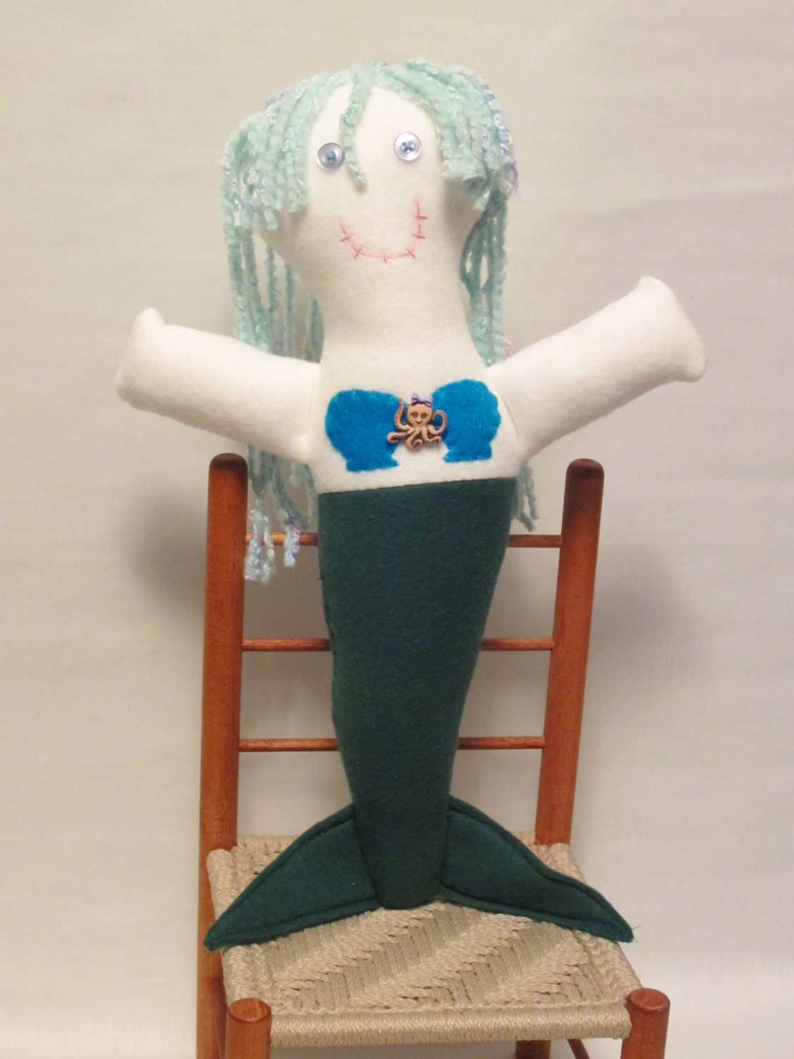 a toy mermaid