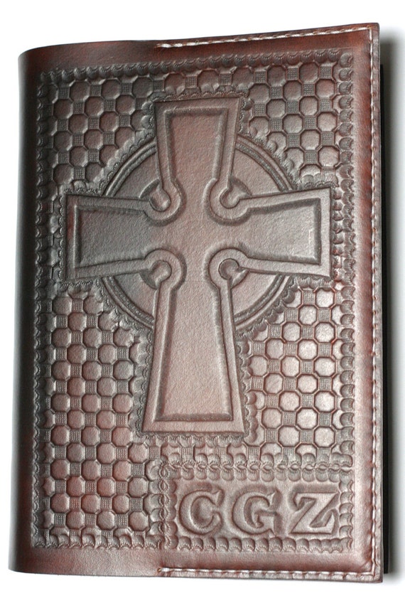 Leather Bible Cover. Personalized