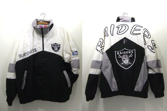 90s Oakland Raiders Throwback Jacket Embroidered Starter
