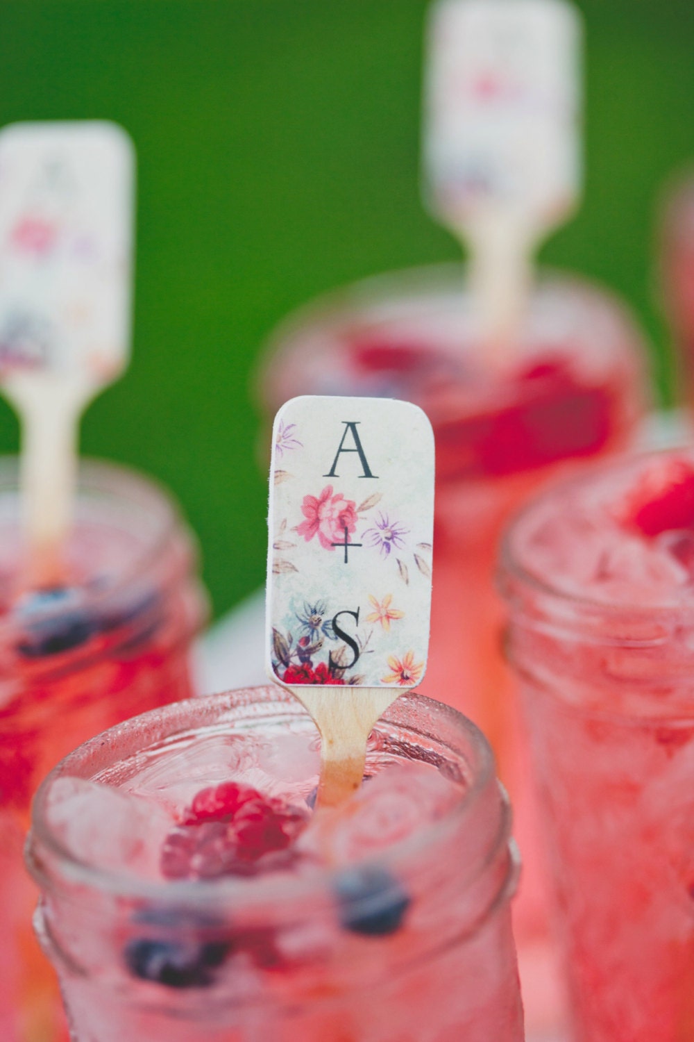 Flower Wedding Drink Stirrers Custom Drink Stirrer Swizzle