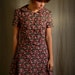 RESERVED for Marielle -- Peter Pan Collar Retro Dress size 6 / small