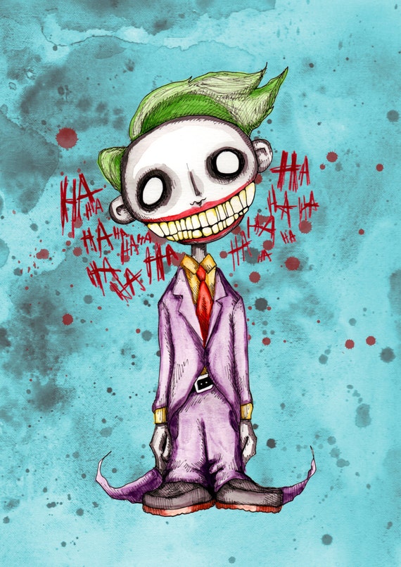 Evil Laughing Clown Fine Art Print