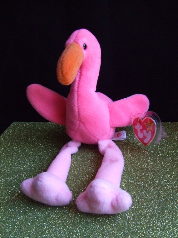 Pinky the Flamingo Beanie Baby Original