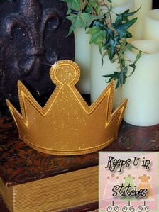 Snow White EVIL QUEEN Inspired Child CROWN #3 Smooth Gold Sparkle ...