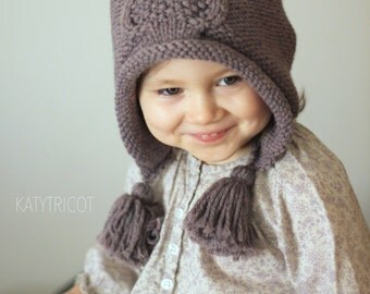 modele gratuit tricot bonnet fillette