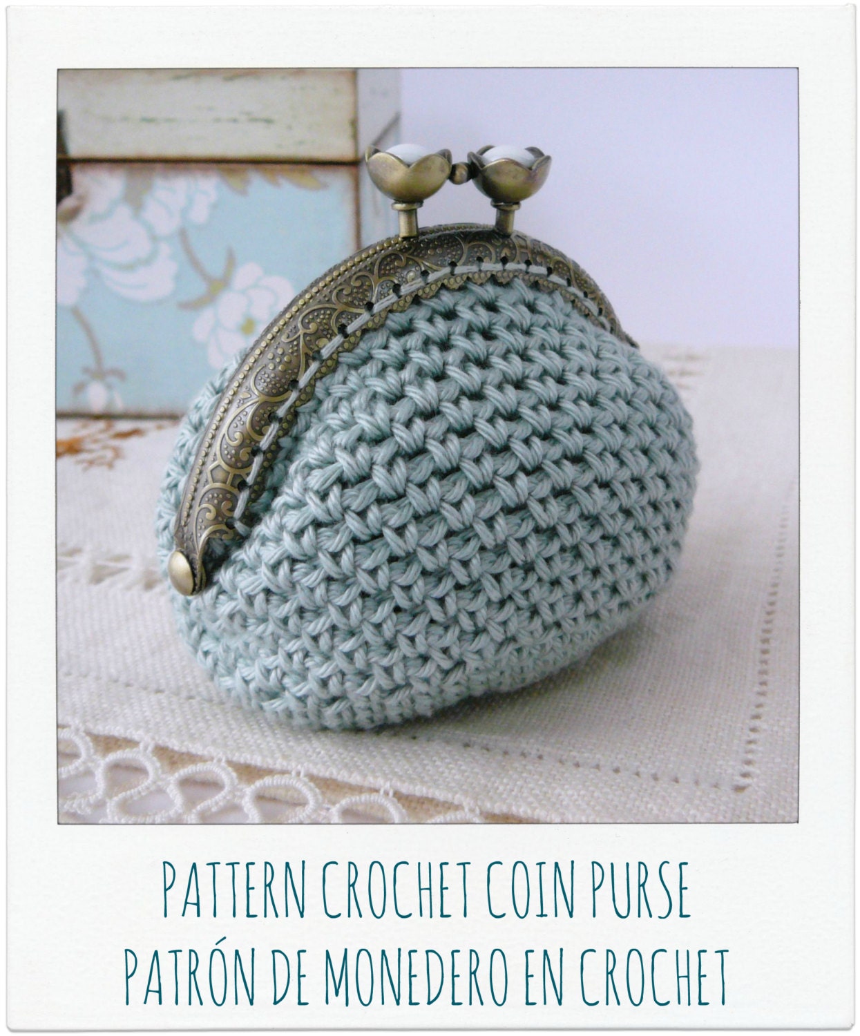 PATTERN Crochet Coin Purse Model nº 14