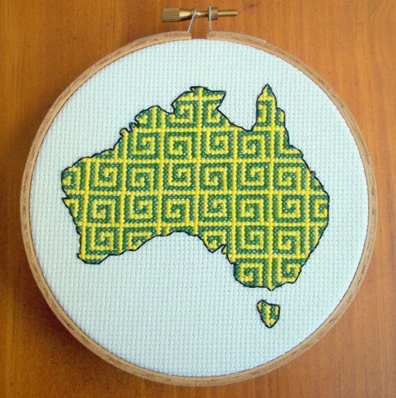 Australia Cross Stitch Pattern Digital Download PDF