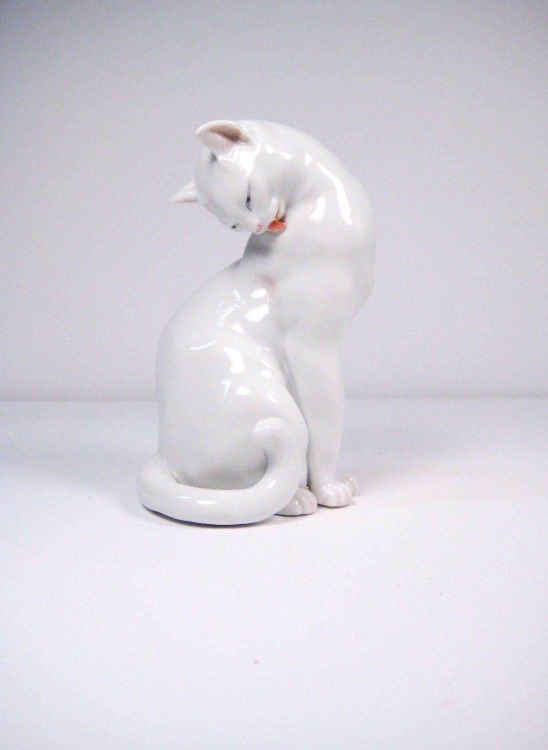 small porcelain cat