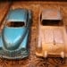 Two 1950's era Structo 6" Metal Cadillac Toys in Original Condition