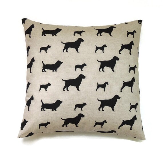 Dog Pillow 18x18 Pillow Cover Animal Pillow Throw Accent