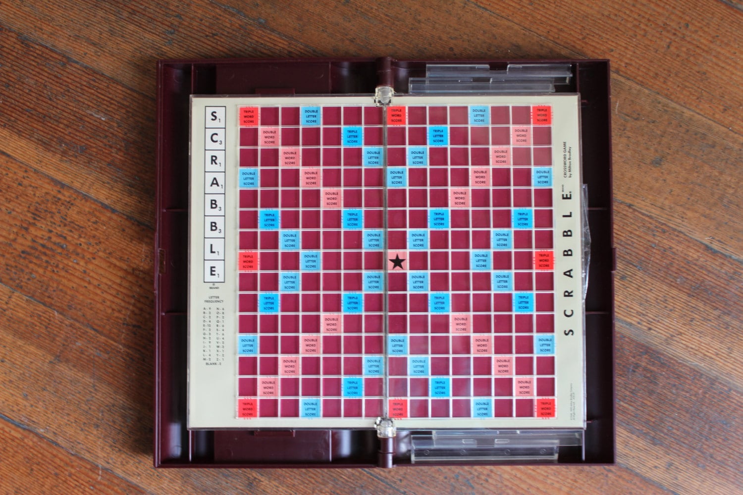 Vintage Game Travel Scrabble Deluxe Travel Edition