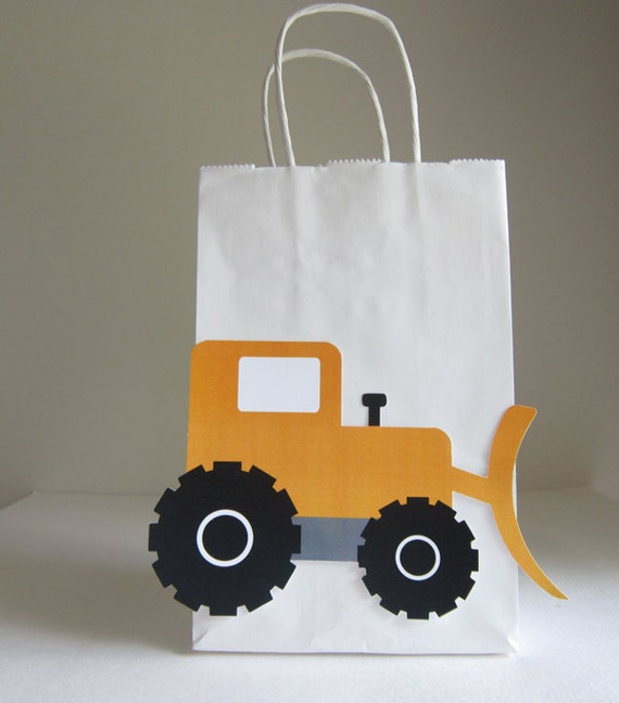 Construction Goody Bags Construction Favor Bags Construction