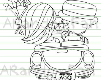 Digital Stamps- Love Bug