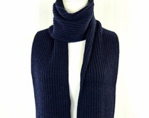 Popular items for navy blue scarf on Etsy