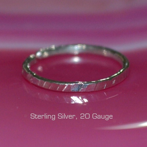 Silver Nose Ring Hoop - Nose Stud - Tragus Earring - Cartilage Hoop Earring - Daith Earring - 20g Rook - Septum Jewelry - Conch Piercing