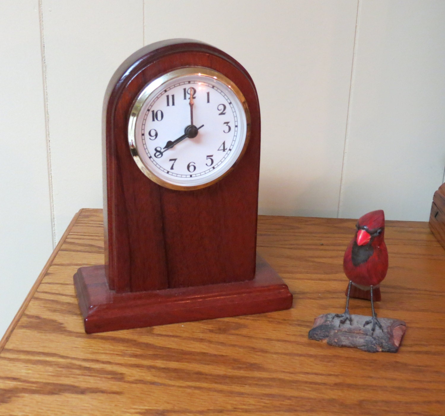 Wooden Desk Clock