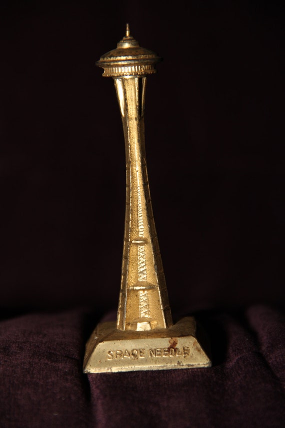 SPACE Needle Space-Age Vintage 1962 Brass Mini by SpaceModTV