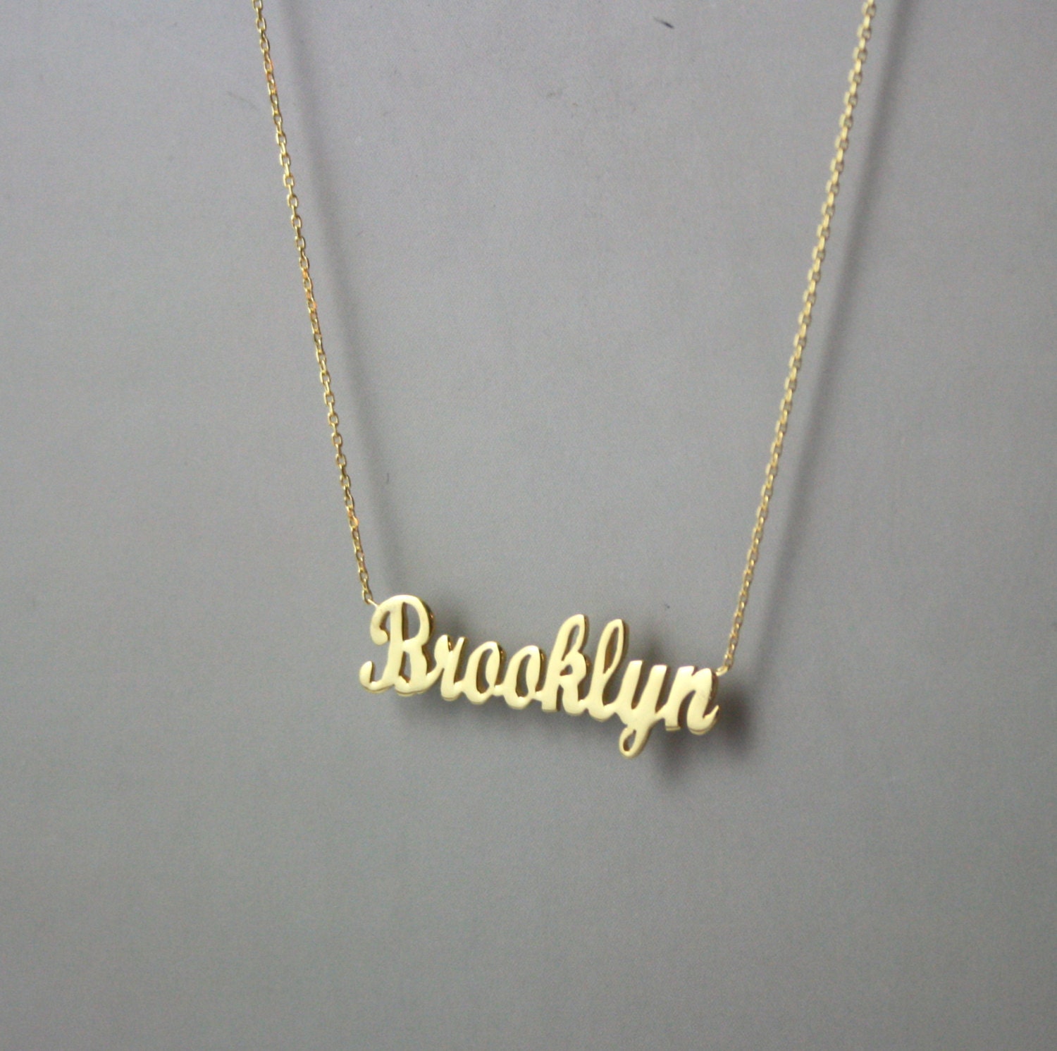 FLASH SALE 20% OFF Gold Name Necklace / Personalized Gold