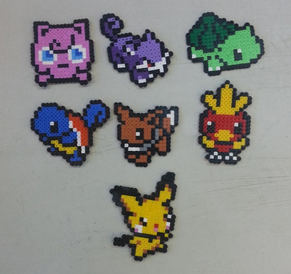 Pokemon hama keychains