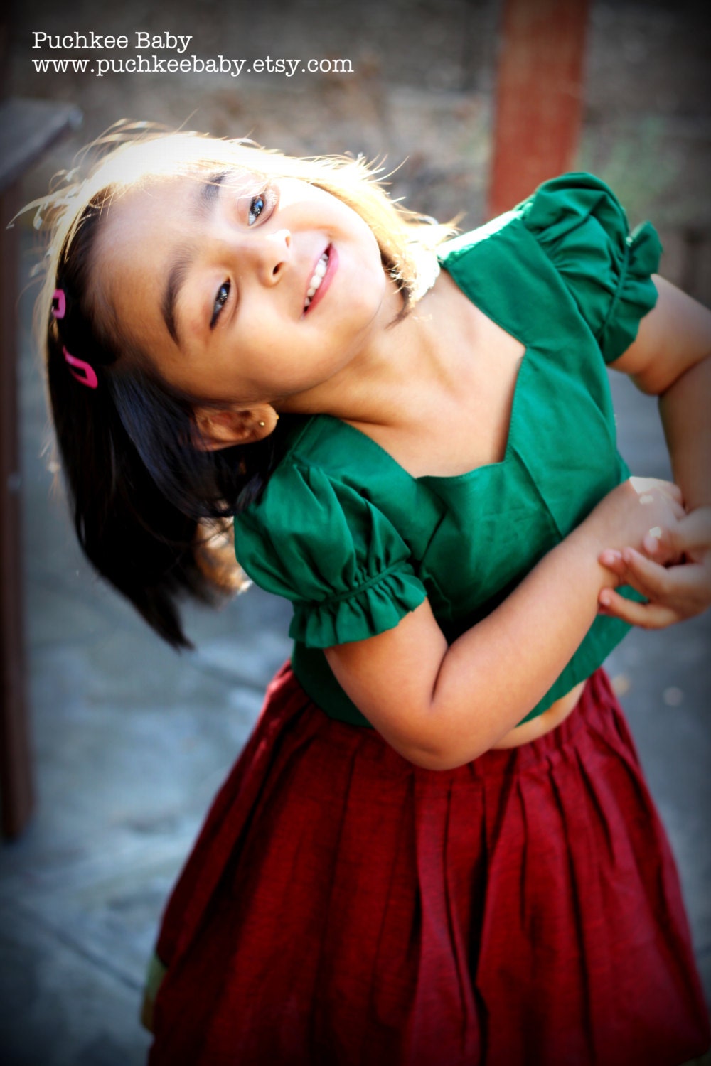 Indian lehenga pattupavadai skirt blouse for baby girl