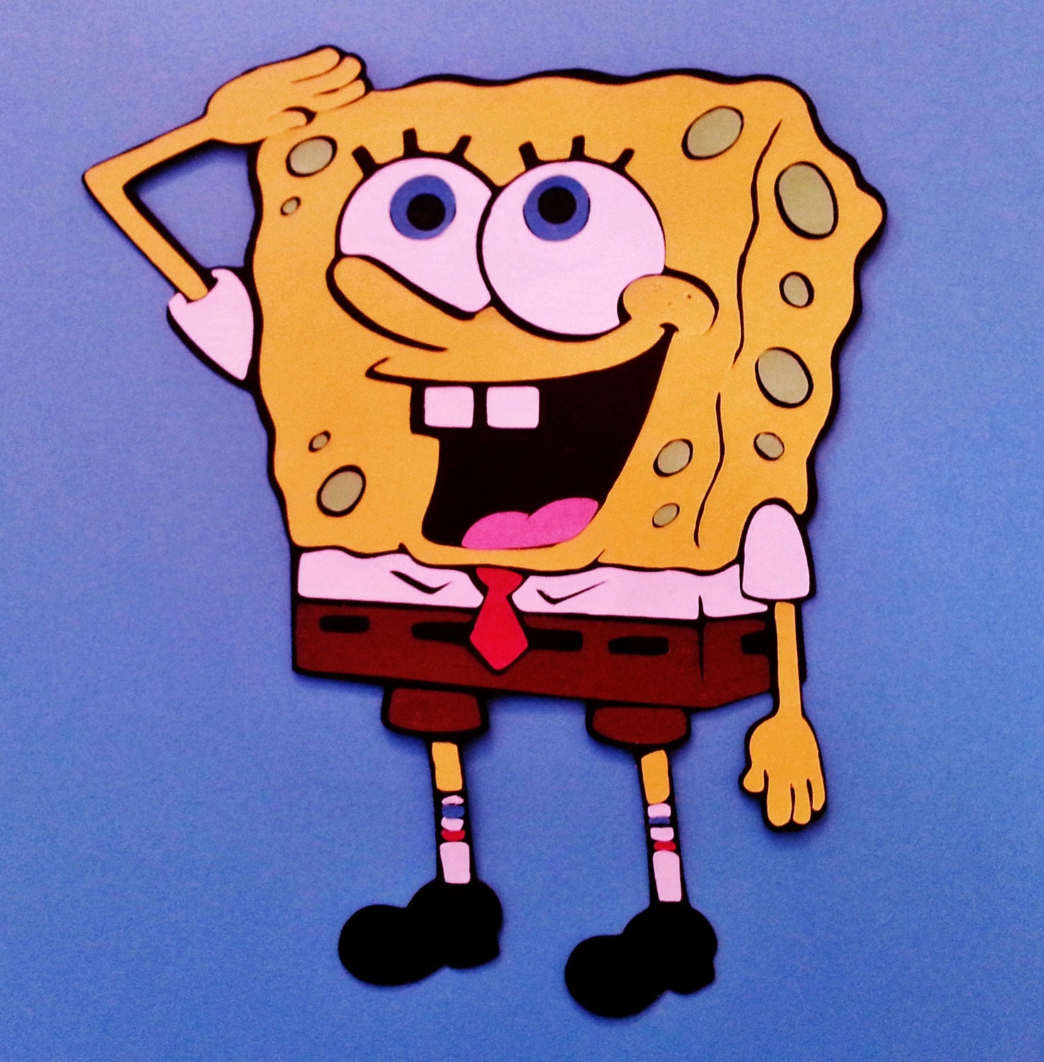 1 SpongeBob SquarePants Cricut Die Cut 6 inches Height and