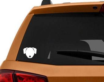 Dog car decals | Etsy