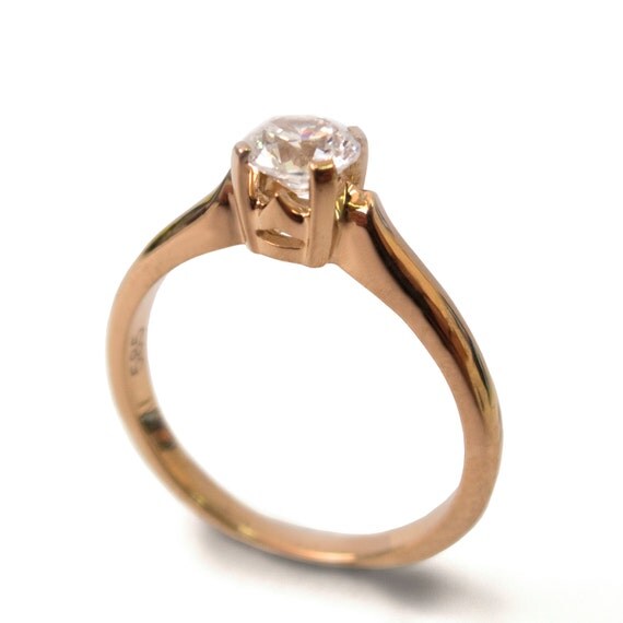 April Birthstone Turquoise 14k Rose Gold Ring Chevron Bridal Set 2pcs Vintage Inspired Ring Engagement Ring American Diamond Ring
