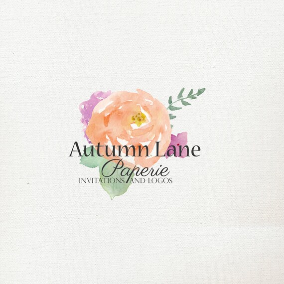 customizable floral rustic shabby chic logo by autumnlanepaperie customizable floral rustic shabby chic logo by autumnlanepaperie