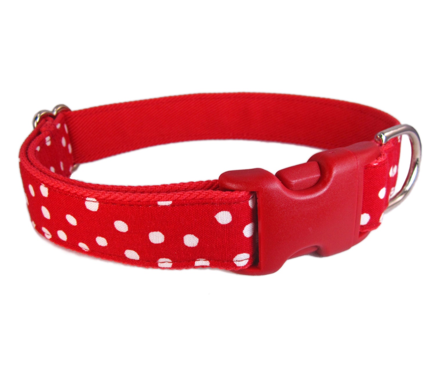 Custom Dog Collars Cute Dog Collar Red Dog Collar Polka