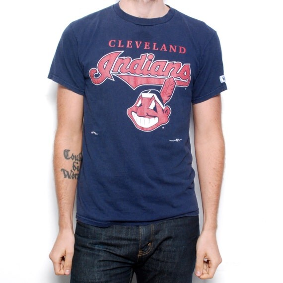 vintage cleveland indians t shirt