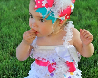Baby Girl 1st Birthday Outfit - Birthday Romper - 1st Birthday Outfit - First Birthday Girl