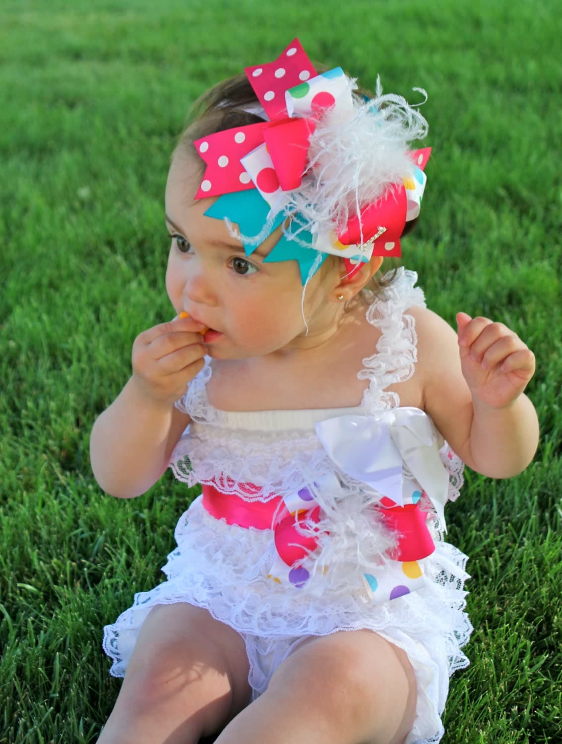 First Birthday Outfit Girl Birthday Romper 1st Birthday