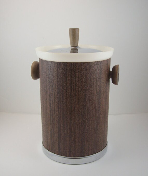 Mid Century Modern Ice Bucket by Kromex Vintage Barware