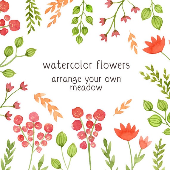 etsy watercolor clipart - photo #18