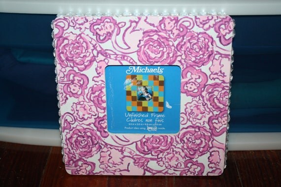 Phi Mu Handpainted Lilly Pulitzer Picture Frame by gscallan