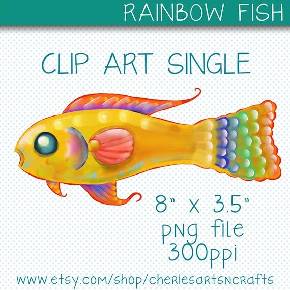 rainbow fish clipart - photo #32